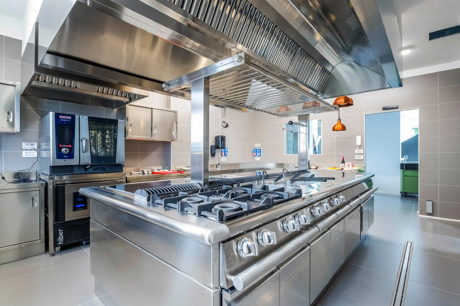 Foto di una cucina di un ristorante